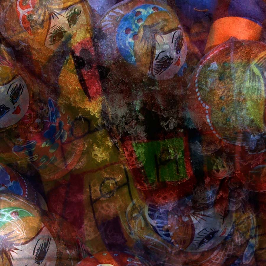 colourful Russian dolls