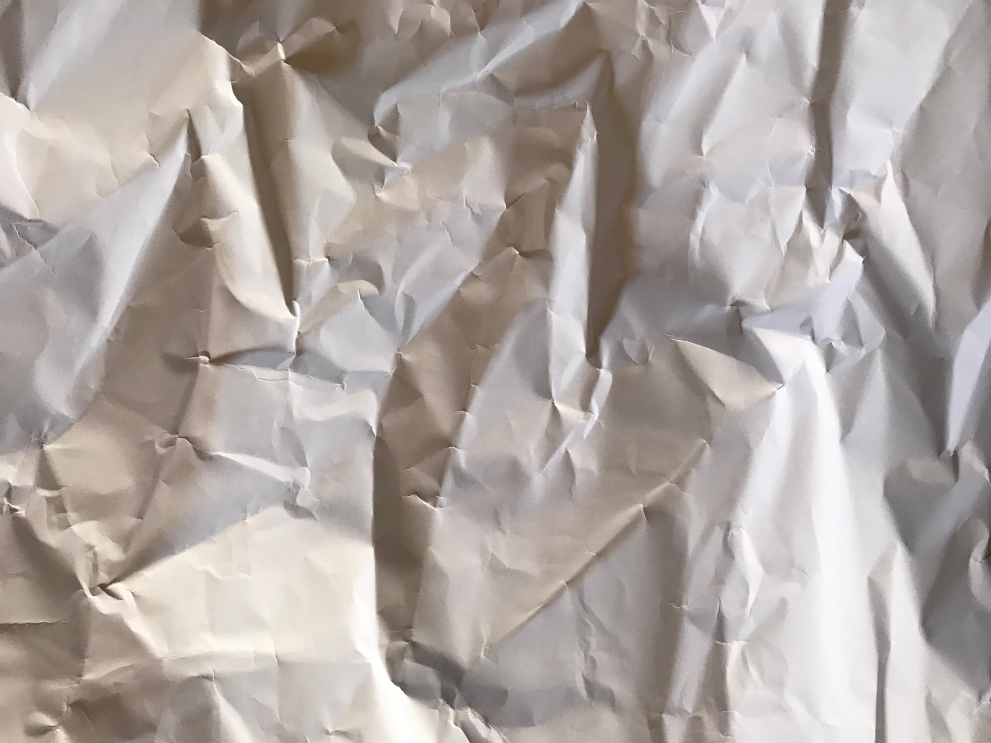 crinkly paper